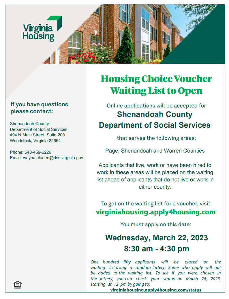 housing-waiting-list-shenandoah-county-social-services